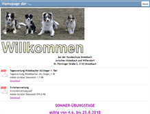 Tablet Screenshot of hundeschule-mistelbach.at